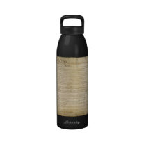 Constitution of the United States - We the People water bottles