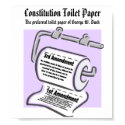 Constitution Toilet Paper Poster posters