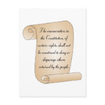 Constitutional Amendment 9 postcards