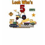 Construction 5th Birthday Tshirts and Gifts