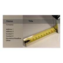 construction / architect / designer business card
