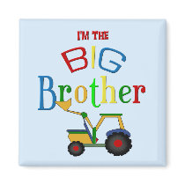 Construction Big Brother Gifts Fridge Magnet