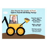 Construction Birthday Party Invitation
