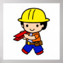 Construction Boy Posters