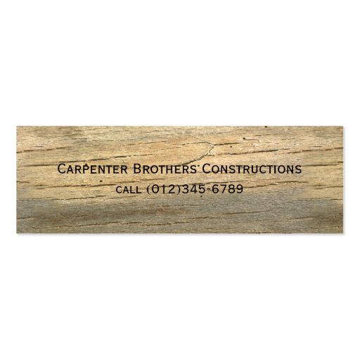 construction business card (front side)