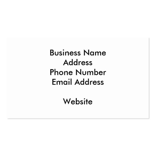 Construction Business Card (back side)