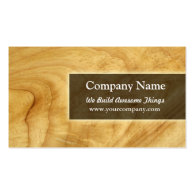 construction/carpentry business card template