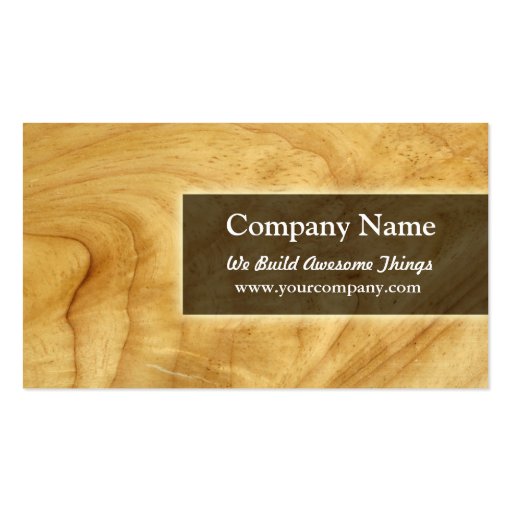 construction/carpentry business card template