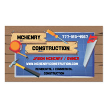 Construction Company Business Cards