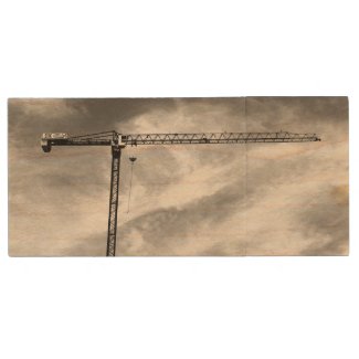 Construction Crane USB Flash Drive Wood USB 3.0 Flash Drive