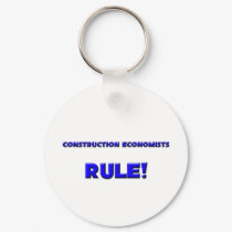 Construction Economists Rule! keychains