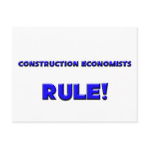 Construction Economists Rule! postcards by professions Construction Economists Rule! postcards