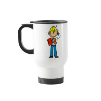 Construction Foreman on Cellphone Mug