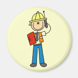 Construction Foreman Tshirts and Gifts Refrigerator Magnet
