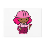 Construction Girl Postcards