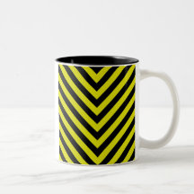 Construction Hazard Stripes Coffee Mug