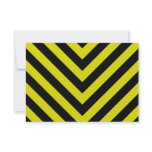 Construction Hazard Stripes Personalized Invites