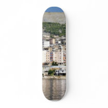 Construction In Sarande Town In Albania skateboards by lifesphere Construction In Sarande Town In Albania skateboards