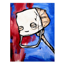 construction lamp jellyfish postcards