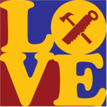 Construction Love photo sculptures by sciencewillprevail Construction Love photo sculptures