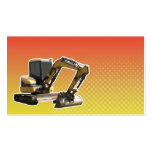 Construction Mechanical Digger Excavator business cards