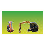 Construction Mechanical Digger Excavator business cards