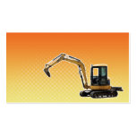 Construction Mechanical Digger Excavator business cards