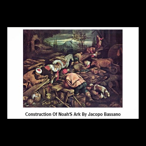 Construction Of Noah'S Ark By Jacopo Bassano Posters