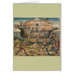 Construction of the Ark Greeting Cards