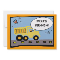 Construction Party Invitation