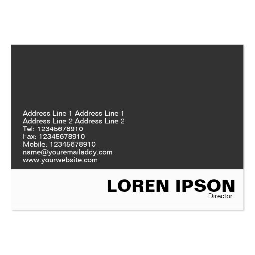 Construction Site Business Card Template (back side)