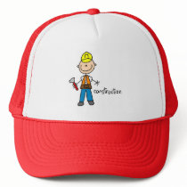 Construction Stick Figure Hat by stick_figures Construction Stick Figure Hat