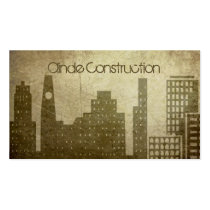 Construction (Today's Best Award) Business Card Template