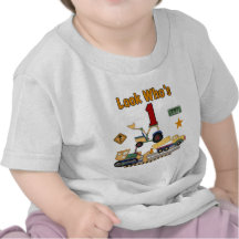 Construction Vehicles 1st Birthday Tshirts