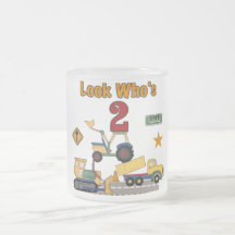 Construction Vehicles 2nd Birthday Coffee Mug