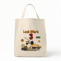 Construction Vehicles 3rd Birthday Tshirts Bags