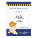 CONSTRUCTION WORKER Baby Shower Invitation 5x7