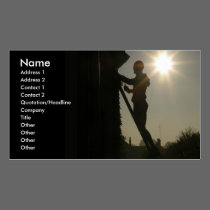 Construction Worker, Handy Man Business Card business cards