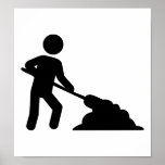 Construction worker posters