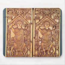 Consular diptych Anastasius  carved Mouse Pads