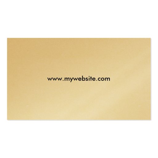 Consultant Business Card (back side)