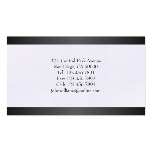 Consultant - Business Cards (back side)