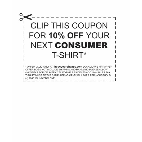 Consumer T-Shirt on Sustainable T shirt