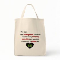 Consumerist Anti-Valentine bags by jadeddesigns Consumerist Anti-Valentine bags