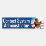 Contact System Administrator - Anti Obama Bumper Stickers
