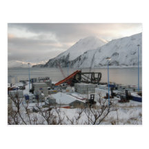 Container Crane Destroyed by Gale Force Winds Post Cards