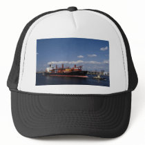 Container ship, Antwerp port, Belgium Hat