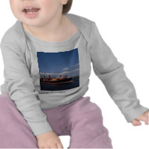 Container ship, Antwerp port, Belgium Tee Shirt