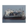 Container ship arriving at Tilbury docks, England Postcard