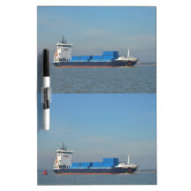 Container Ship Vantage Dry Erase Whiteboard